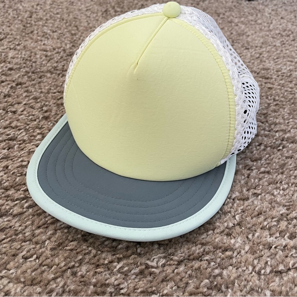 Patagonia Yellow and Gray Trucker Hat